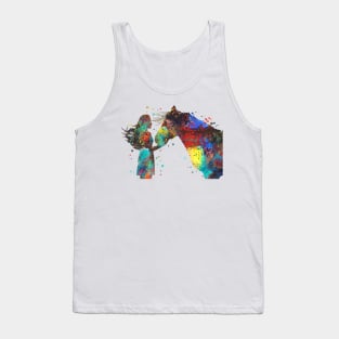 Girl with horse Tank Top